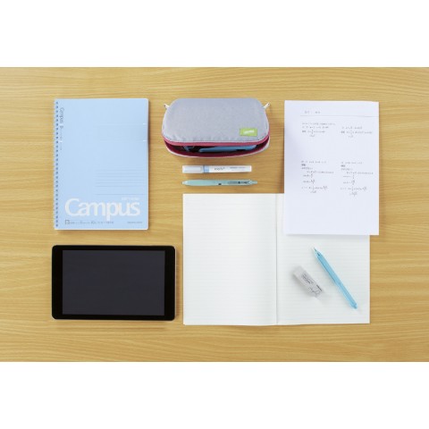 Campus Soft Ring Notebook B5 40 Sheets 6 MM Dotted Line Blue