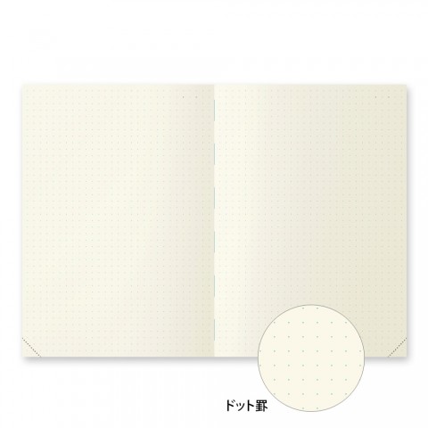 Midori - MD Notebook Journal <A5> Codex 1Day 1Page Dot grid