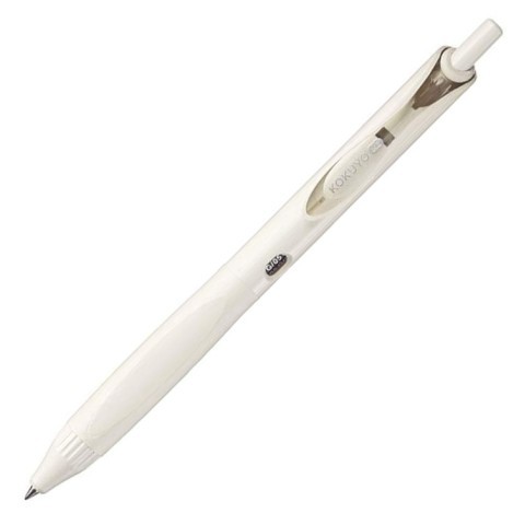 KOKUYO ME BALLPEN GEL BLACK 0.5MM WHITE KOKUYO ME BALLPEN GEL BLACK 0.5MM WHITE