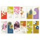 Calendar Wall-Hanging Echizen Paper S Flower Calendar Wall-Hanging Echizen Paper S Flower