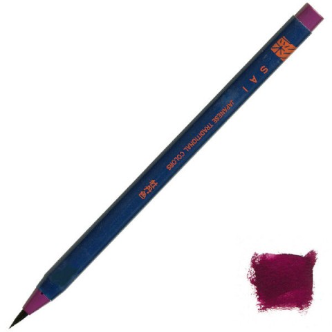 Akashiya Watercolor Brush Pen Sai - Magenta (Botan-Iro) Akashiya Watercolor Brush Pen Sai - Magenta (Botan-Iro)