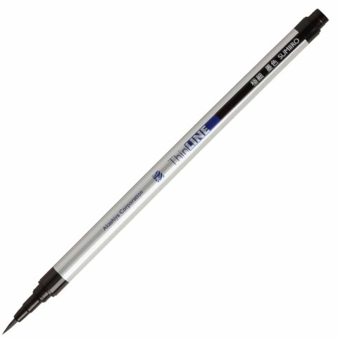 Akashiya Watercolor Brush Pen Sai - THIN-LINE EXTRA FINE PEN - Black (Sumi-Iro) Akashiya Watercolor Brush Pen Sai - THIN-LINE EXTRA FINE PEN - Black (Sumi-Iro)