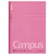 Kokuyo - Campus Notebook - B5 - Dotted 7 mm Rule - Pink Kokuyo - Campus Notebook - B5 - Dotted 7 mm Rule - Pink