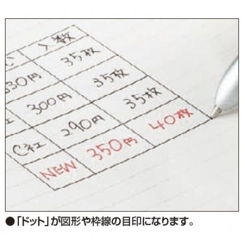 Kokuyo - Campus Notebook - A5 - Dotted 6 mm Rule - Navy
