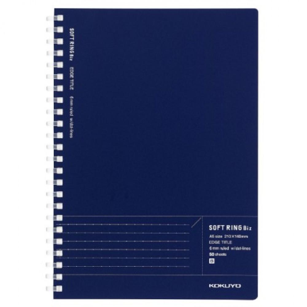 Kokuyo Campus Binders & Loose Papers Soft Ring Notebook Biz A5 50