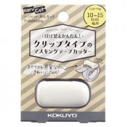 Kokuyo Karu-Cut Masking Tape Cutter - Clip W10-15mm White