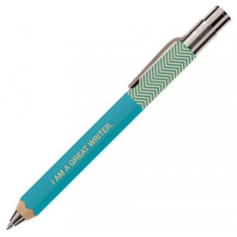 Marks Zig Zag Ballpoint Pen 1.0mm - Turquoise Marks Zig Zag Ballpoint Pen 1.0mm - Turquoise