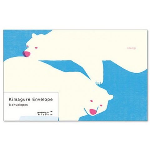Midori Letter Envelopes - Kimagure Bear Midori Letter Envelopes - Kimagure Bear
