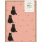 Midori Animal Motif Letter Set - Black Cat