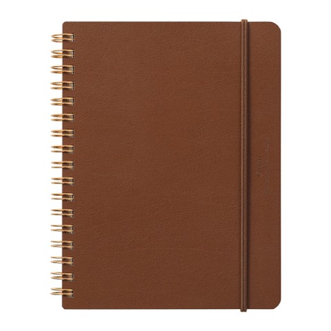 Midori Grain Notebook - B6 Dark Brown Midori Grain Notebook - B6 Dark Brown