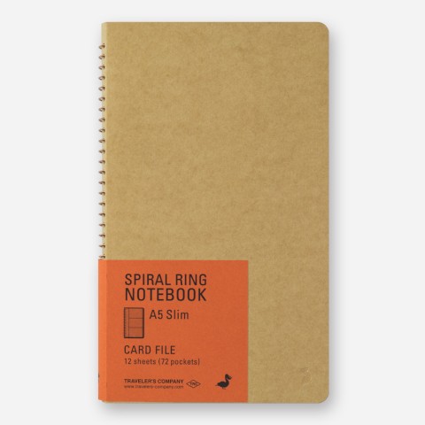 TRC Spiral Ring Motebooks - A5 Slim - Card File TRC Spiral Ring Motebooks - A5 Slim - Card File