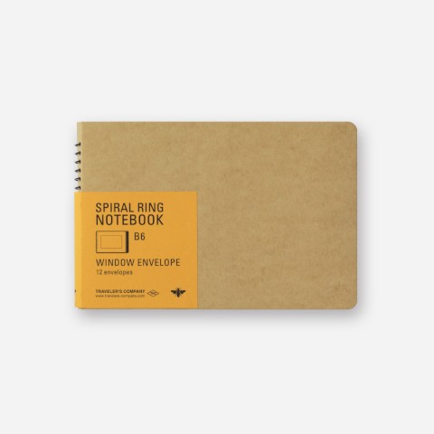 TRC Spiral Ring Notebook - B6 - Window Envelope TRC Spiral Ring Notebook - B6 - Window Envelope
