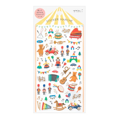 Midori Sticker Marche - Toy
