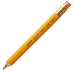 OHTO Wooden Mechanical Pen Thick 2.0mm - Yellow
