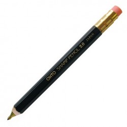 OHTO Wooden Mechanical Pen Thick 2.0mm - Black