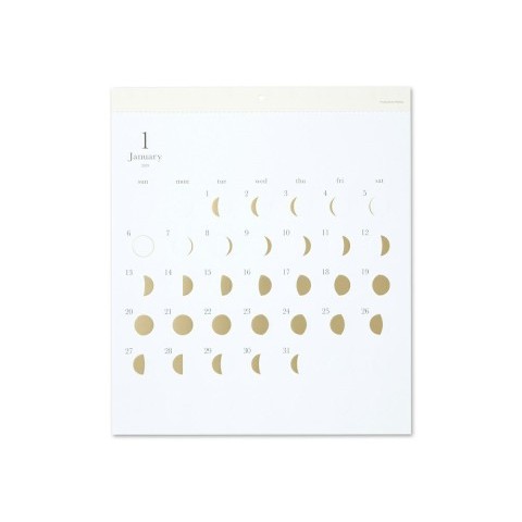 Replug Moon Calendar 2021 Gold Replug Moon Calendar 2021 Gold