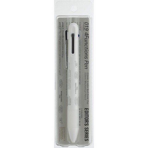 Stalogy Multi Pen - 4 Functions Pen White