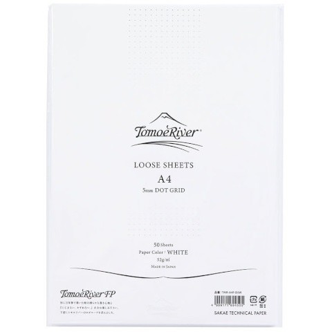 Tomoe River Loose Sheets - A4 Dot Grid 5mm White Tomoe River Loose Sheets - A4 Dot Grid 5mm White