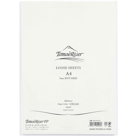 Tomoe River Loose Sheets - A4 Dot Grid 5mm Cream Tomoe River Loose Sheets - A4 Dot Grid 5mm Cream