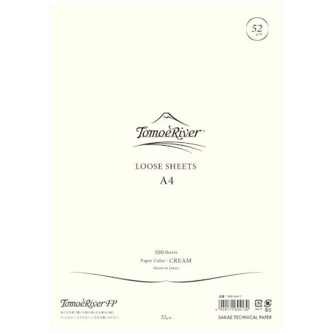 Tomoe River Loose Sheets - A4 Blank Cream Tomoe River Loose Sheets - A4 Blank Cream