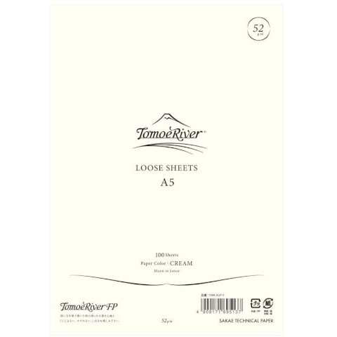 Tomoe River Loose Sheets - A5 Blank Cream