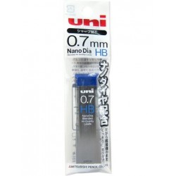 Uni Mechanical Pencil Lead Nano Dia - 0.7mm Hb